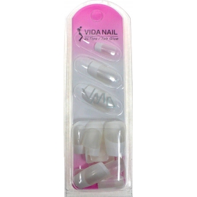 Diva & Nice Vida Nail French Nail Girls umělé nehty na francouzskou manikúru 24 kusů