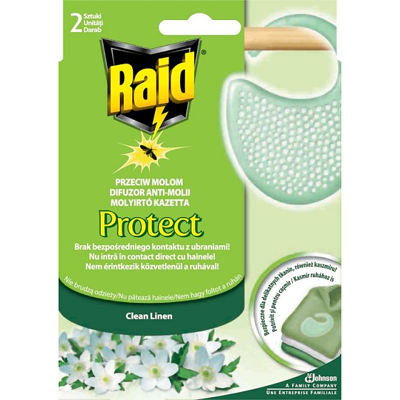 Raid Protect Vůně čistoty proti molům 2 kusy