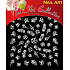 Absolute Cosmetics Nail Art nálepky na nehty s kamínky NT24W 1 aršík