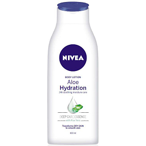 Nivea Aloe & Hydration lekkie mleczko do ciała z pompką, 400 ml