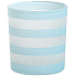 Yankee Candle Coastal Stripe svícen na votivní svíčku modrý 8 x 7 cm