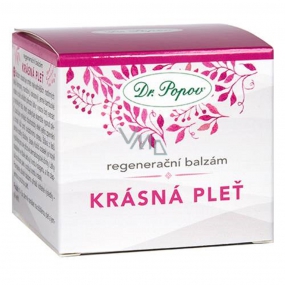 Dr. Popov Piękny balsam regeneracyjny do delikatnej i elastycznej skóry bez zmarszczek, naturalny skład, bez parabenów 50 ml