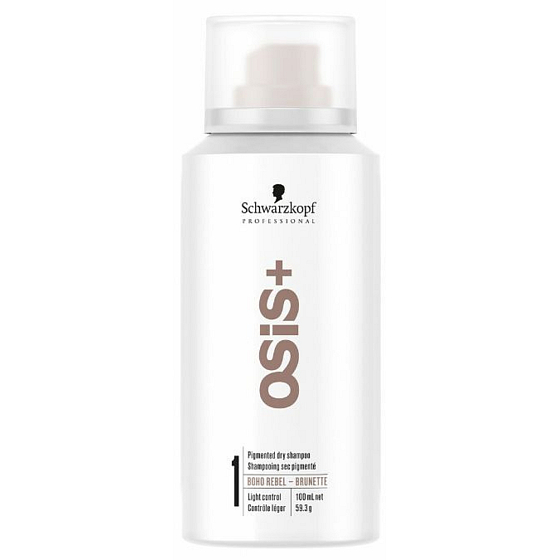Schwarzkopf Professional Osis+ Boho Rebel Brunette osvěžující suchý šampon pro hnědé odstíny vlasů 100 ml mini