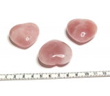 Różowy Kwarc Hmatka, kryształ w kształcie serca naturalny kamień 4 cm 1 sztuka, kamień miłości