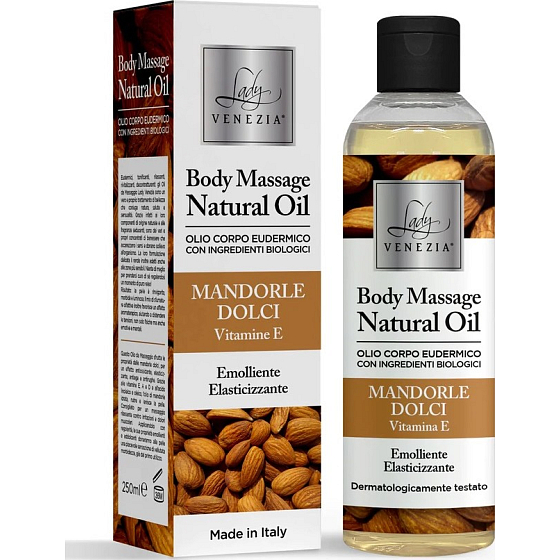 Lady Venezia Body Massage Natural Oil Mandorle Dolci olej do masażu z naturalnych składników ze słodkich migdałów 250 ml