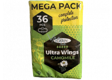 Carin Ultra Wings Rumianek higieniczne wkładki 36 sztuk