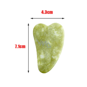 Serpentin Gua Sha redukuje zmarszczki, opuchlizny, poprawia elastyczność skóry 4,3 x 7,1 cm, kamień uzdrowicieli Serpentin Gua Sha redukuje zmarszczki, opuchlizny, poprawia elastyczność skóry 4,3 x 7,1 cm, kamień uzdrowicieli