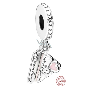 Charm Srebrny 925 Uroczysty tort, zawieszka na bransoletkę urodziny Charm Srebrny 925 Uroczysty tort, zawieszka na bransoletkę urodziny