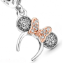 Zawieszka ze srebra próby 925 Disney Minnie Mouse, charms do bransoletki film
