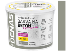 Denas Beton Ekonomik barva na beton 0110 Šedá 2,5 kg