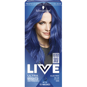 Schwarzkopf Live Ultra Brights farba do włosów Stalowo-niebieska 095