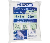 Spokar Extra Folia zakrywająca LDPE, 40 µ, 20 m?, 4 × 5 m