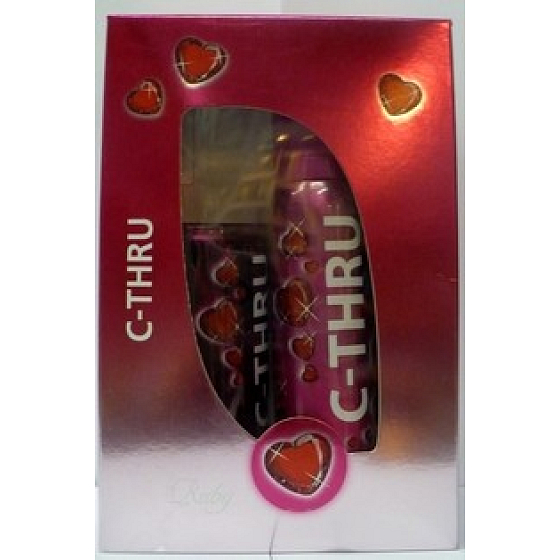 C-Thru Ruby toaletní voda pro ženy 30 ml + deodorant sprej 150 ml, dárková sada