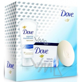 Dove Original krémová tableta 100 g + hydratační krém na ruce 75 ml, kosmetická sada Dove Original krémová tableta 100 g + hydratační krém na ruce 75 ml, kosmetická sada