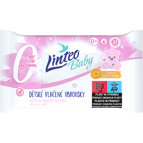 Linteo Baby nawilżane chusteczki z nagietkiem lekarskim, 24 szt.