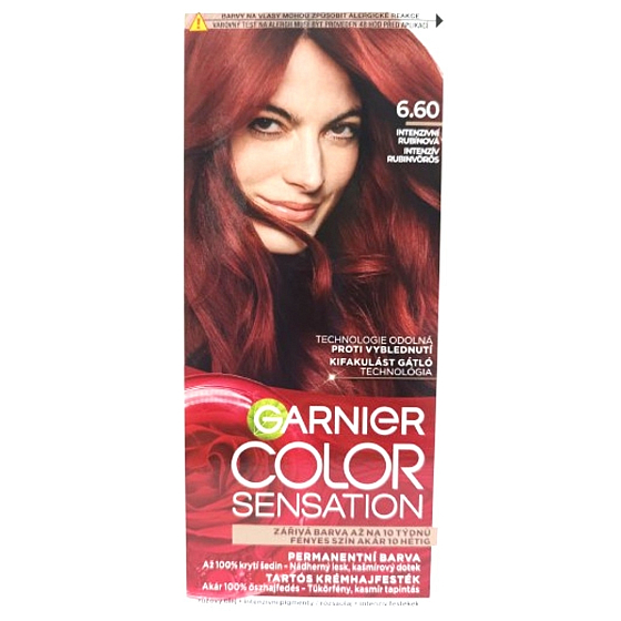 Garnier Color Sensation farba do włosów 6.60 Intensywna rubinowa