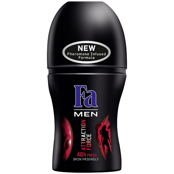 Fa Men Attraction Force kuličkový deodorant roll-on pro muže 50 ml