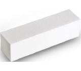 Pilnik do paznokci 4-stronny blok biały 9,5 x 2,5 x 2,5 cm