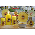 Lima Aroma Dreams Citronela repelentna aromatyczna świeczka szklanka z wieczkiem 120 g