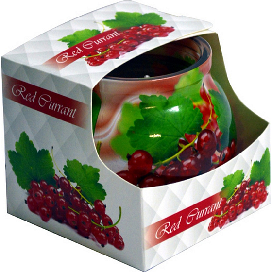 Admit Red Currant - Červený rybíz dekorativní aromatická svíčka ve skle 80 g