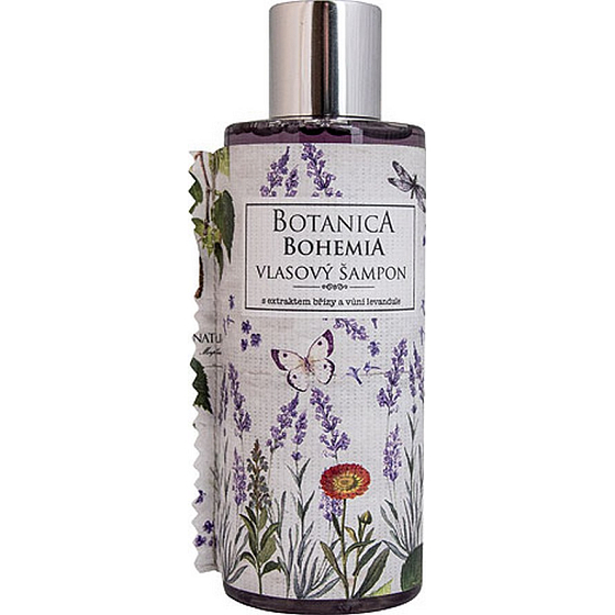 Bohemia Gifts Botanica Lawenda z ekstraktem brzozy szampon dla wszystkich typów włosów 200 ml