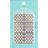 Nail Accessory Hollow Sticker szablony na nehty multibarevne čtverečky 1 aršík 129