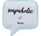 Bomb Cosmetics Soapaholic Miska na mydło Keramická miska 12,5 x 12,5 cm