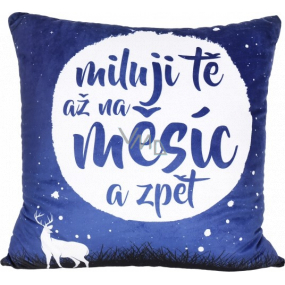 Albi Relaxační polštář velký Miluji tě 50 x 50 cm
