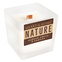 Heart & Home Nature Růžové dřevo a vanilka vonná svíčka malá sklo, doba hoření až 20 hodin 90 g