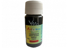 Art e Miss Uniwersalna farba akrylowa matowa 14 czarna 40 g