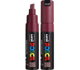 Posca Uniwersalny akrylowy marker z szerokim, stożkowym końcem 8 mm Bordo PC-8K