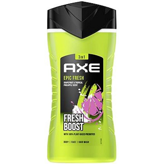Axe Epic Fresh 3w1 żel pod prysznic do twarzy, ciała i włosów dla mężczyzn 250 ml