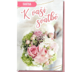 Nekupto Přání k svatbě K waszej svatbě květina 115 x 170 mm