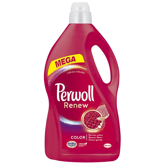 Perwoll Renew Color prací gel na barevné prádlo, ochrana před ztrátou tvaru a zachování intenzity barvy 68 dávek 3,74 l