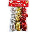 Zestaw 9+3 gwiazdek klubowych CQ mix 001 srebrny, złoty, czerwony