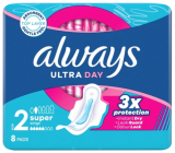 Always Ultra Day Super hygienické vložky s křidélky 8 kusů