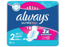 Always Ultra Day Super hygienické vložky s křidélky 8 kusů