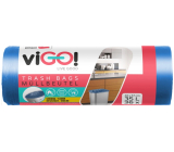 Vigo Odpadkový pytel modrý 35 l, 9my, 48 x 57 cm, 36 kusů