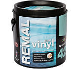 REMAL Vinyl Color mat zmywalna farba na ścianę, 420 turkusowy, 3,2 kg