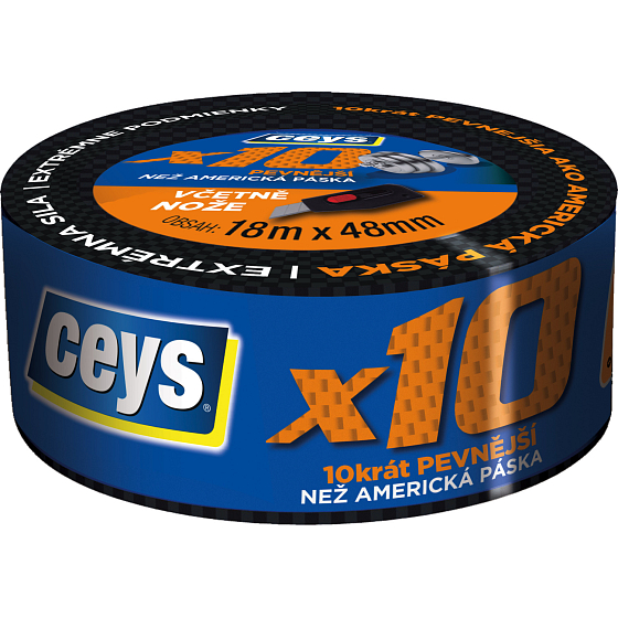 Ceys Profesjonalna taśma x10, 18 m × 48 mm