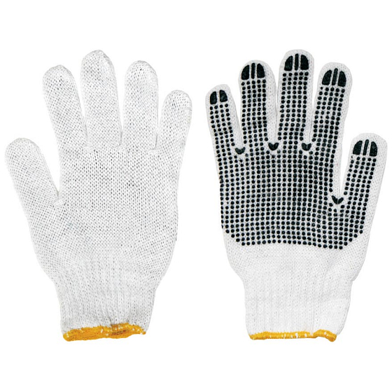 Spokar Rękawice robocze plecione z tarczkami