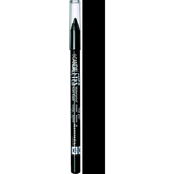 Rimmel London Scandaleyes voděodolná tužka na oči 001 Black 1,2 g
