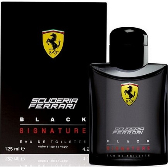 Ferrari Black Signature toaletní voda pro muže 125 ml