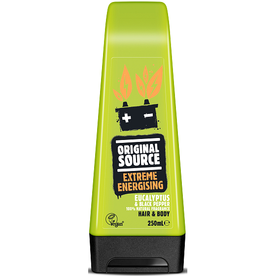 Original Source Eukalyptus a Černý pepř 2v1 sprchový gel a šampon pro muže 250 ml