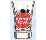 Nekupto Prezenty z humorem Panák skleněný humorný Vyprošťovák 0,04 l