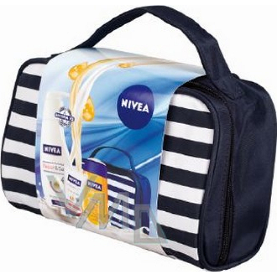 Nivea Kazcare dámské tělové mléko 400 ml + balzám na ruce 50 ml + olej 200 ml + taška, pro ženy kosmetická sada