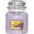 Yankee Candle Lemon Lavender - Citrón a levandule vonná svíčka Classic střední sklo 411 g