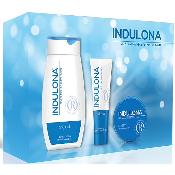 Indulona Original krém na ruky tuba 85 ml + tělové mléko 250 ml + univerzální krém 75 ml, kosmetická sada