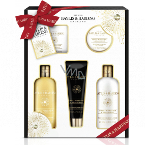 Baylis & Harding Sladká mandarinka a Grapefruit mycí gel 300 ml + sprchový krém 300 ml + mýdlo 150 g + mléko na tělo a ruce 130 ml + tělové máslo 100 ml, kosmetická sada