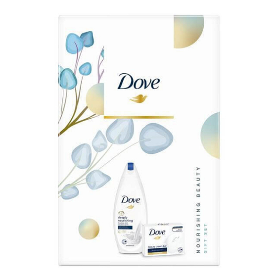 Dove Nourishing Deeply sprchový gel 250 ml + Original toaletní mýdlo 100 g, kosmetická sada